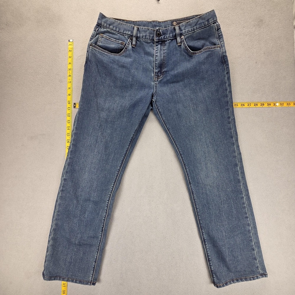 Roark Jeans Mens Blue Standard Slim Fit HWY‎ 133 Denim Medium Wash Fits 34x29
